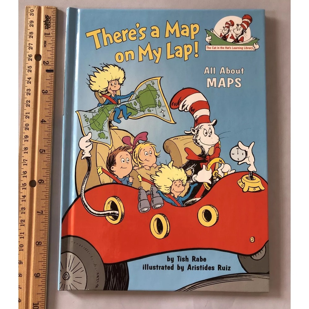 Cat in the Hat's Learning Library: There's a Map in My Lap! All about Maps Book
